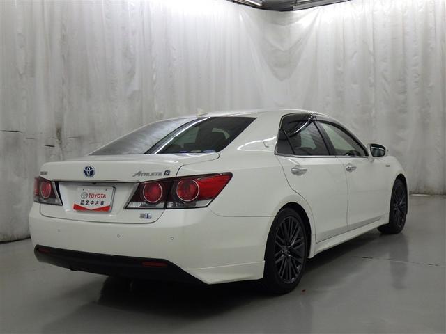 クラウンハイブリッド アスリートＳ　Ｊ－フロンティア　衝突被害軽減システム　メモリーナビ　フルセグ　バックカメラ　ＥＴＣ　ドラレコ　ＣＤ　ミュージックプレイヤー接続可　ＤＶＤ再生　サンルーフ　革シート　電動シート　オートクルーズコントロール　スマートキー（7枚目）