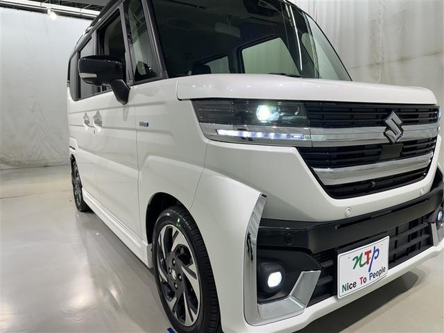 スペーシアカスタム ハイブリッドＸＳターボ　衝突被害軽減システム　メモリーナビ　フルセグ　バックカメラ　ミュージックプレイヤー接続可　オートクルーズコントロール　ＬＥＤヘッドランプ　両側電動スライド　スマートキー　キーレス　アイドリングストップ（8枚目）