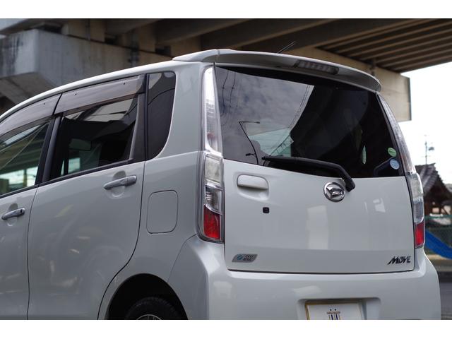 ムーヴ カスタム　Ｘ　ワンオーナー　ディスチャージヘッド　フォグ　プッシュスタート　社外アルミ　純正アルミ＋スタッドレスタイヤセット　オートエアコン　全車検点検整備記録簿　リアルーフスポイラー　純正マット＆ドアバイザー（25枚目）