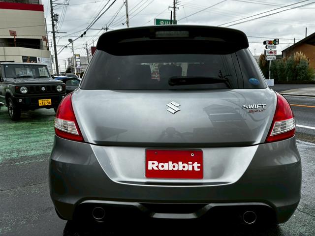 スイフトスポーツ ベースグレード 5次元17アルミ ETC パドルシフト スマートキー 新車保証書 禁煙 HIDヘッド(6枚目)