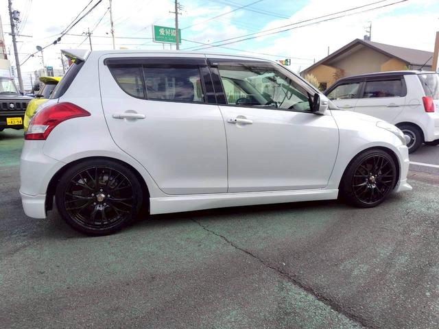 スイフトスポーツ ベースグレード テイン車高調 トラストFスポイラー WEDS SA20R 17インチAWE  社外マフラー ストラーダナビTV PIVOTスロットルコントローラー(7枚目)