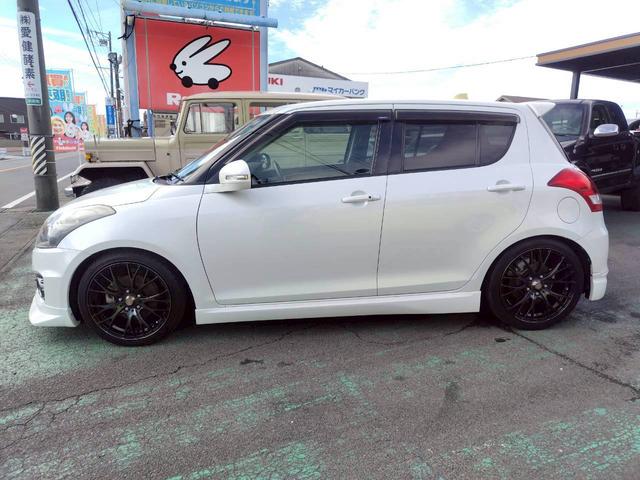 スイフトスポーツ ベースグレード テイン車高調 トラストFスポイラー WEDS SA20R 17インチAWE  社外マフラー ストラーダナビTV PIVOTスロットルコントローラー(8枚目)