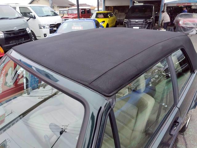 ゴルフカブリオ クラシックライン　ベージュレザー　　ディーラー車　電動オープン（25枚目）