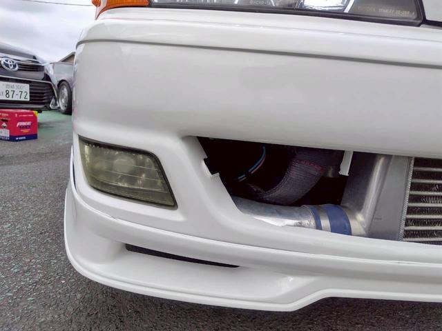 チェイサー ツアラーＶ　ＴＵＲＢＯ　５速　エアロ　　社外インタークーラー　　ローダウン　　マフラー（18枚目）
