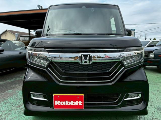 N-BOXカスタム G・Lターボホンダセンシング ターボ ナビTV BTオーディオ 禁煙車 両側電動スライド バックカメラ スマートキー2個 ETC パドルシフト マットバイザー リアスポ USB 新車取説保証書(2枚目)