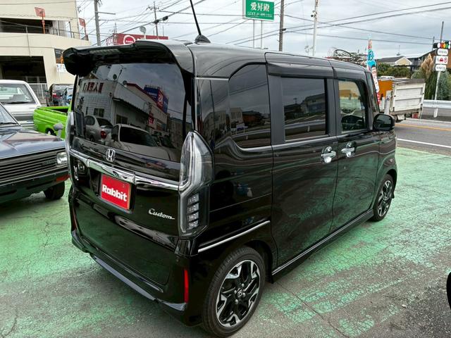 N-BOXカスタム G・Lターボホンダセンシング ターボ ナビTV BTオーディオ 禁煙車 両側電動スライド バックカメラ スマートキー2個 ETC パドルシフト マットバイザー リアスポ USB 新車取説保証書(7枚目)
