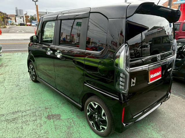 N-BOXカスタム G・Lターボホンダセンシング ターボ ナビTV BTオーディオ 禁煙車 両側電動スライド バックカメラ スマートキー2個 ETC パドルシフト マットバイザー リアスポ USB 新車取説保証書(9枚目)