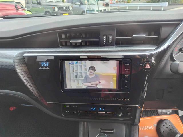 オーリス 150X 純正ナビTV  BTオーディオ ETC  ドラレコ禁煙車 新車取説保証書 スマートキー2個 エンジンスターター(12枚目)