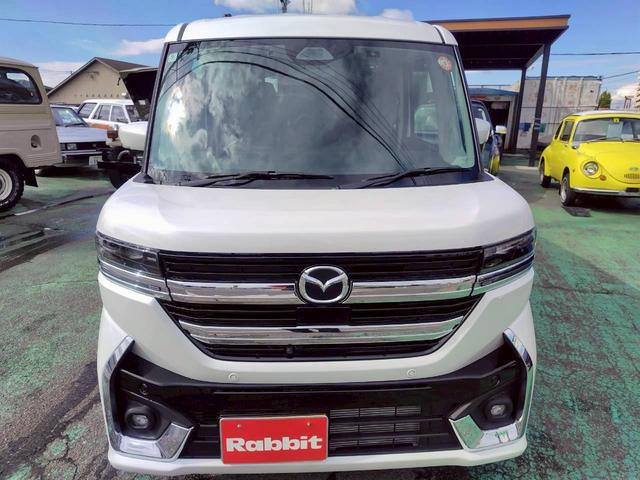 フレアワゴンカスタムスタイル XT ハイブリッドTURBO 現行モデル 1オーナー禁煙 ナビTV BTオーディオ ETC 360カメラ ヘッドアップディスプレイ パドルシフト シートヒーター USBポート アダプテイブクルーズ エアロ(2枚目)