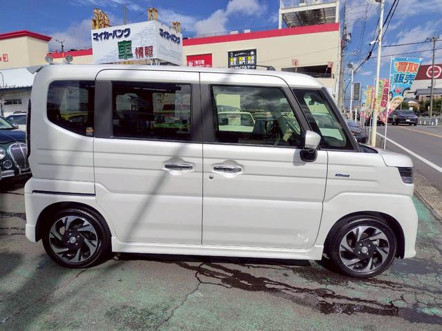 フレアワゴンカスタムスタイル XT ハイブリッドTURBO 現行モデル 1オーナー禁煙 ナビTV BTオーディオ ETC 360カメラ ヘッドアップディスプレイ パドルシフト シートヒーター USBポート アダプテイブクルーズ エアロ(8枚目)