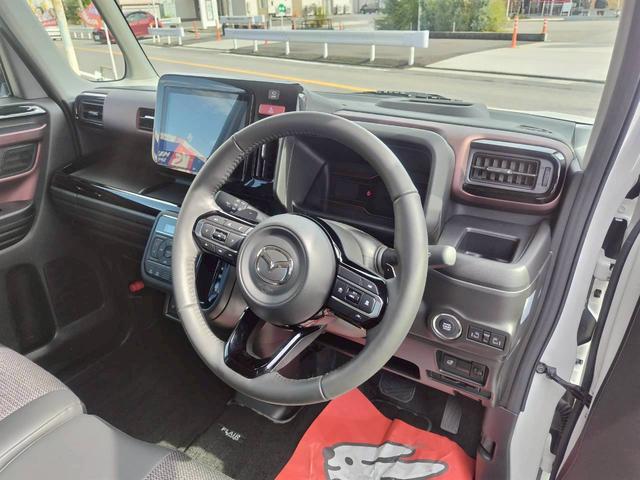 フレアワゴンカスタムスタイル XT ハイブリッドTURBO 現行モデル 1オーナー禁煙 ナビTV BTオーディオ ETC 360カメラ ヘッドアップディスプレイ パドルシフト シートヒーター USBポート アダプテイブクルーズ エアロ(10枚目)