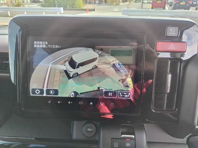 フレアワゴンカスタムスタイル XT ハイブリッドTURBO 現行モデル 1オーナー禁煙 ナビTV BTオーディオ ETC 360カメラ ヘッドアップディスプレイ パドルシフト シートヒーター USBポート アダプテイブクルーズ エアロ(14枚目)