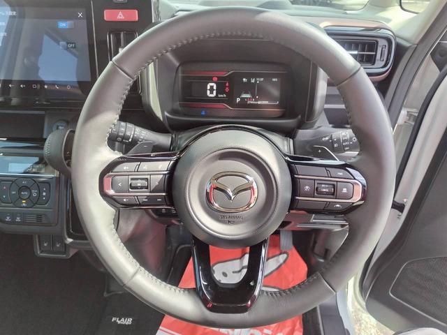 フレアワゴンカスタムスタイル XT ハイブリッドTURBO 現行モデル 1オーナー禁煙 ナビTV BTオーディオ ETC 360カメラ ヘッドアップディスプレイ パドルシフト シートヒーター USBポート アダプテイブクルーズ エアロ(17枚目)