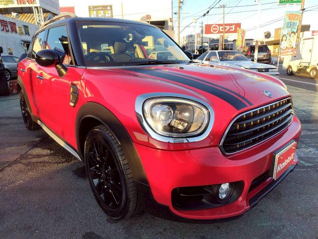 MINI クーパーD クロスオーバー 1オーナー 禁煙 ナビ BTオーディオ コーナセンサー Bカメラ 純正オプション18AW 新車取説保証書 スマートキー2個 パドルシフト ルーフレール(3枚目)