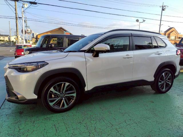 カローラクロス ハイブリッド Z 禁煙 ナビTV BTオーディオ ETC・スペアキー アラウンドビューバックカメラ シートヒーター左右 LEDヘッド パワーバックドア D席パワーシート ハーフレザー 2.0ETC レーダークルコン(7枚目)