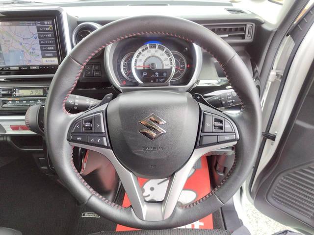 スペーシアカスタム ハイブリッドXSターボ パイオニアナビtv BTオーディオ CD DVD D席シートヒーター クルコン アラウンドビューモニター LEDヘッド スマートキ-2個 マットバイザー エアロ 新車取説保証書(16枚目)