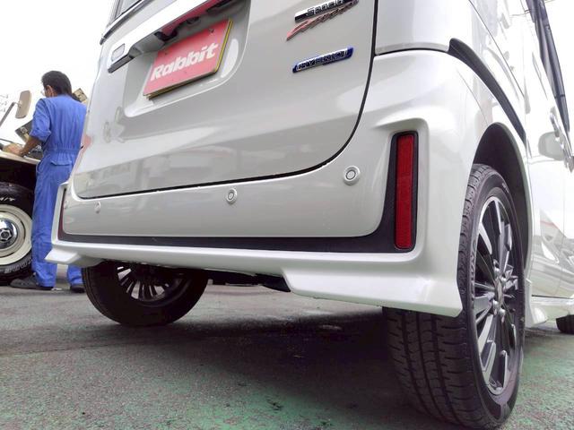 スペーシアカスタム ハイブリッドXSターボ パイオニアナビtv BTオーディオ CD DVD D席シートヒーター クルコン アラウンドビューモニター LEDヘッド スマートキ-2個 マットバイザー エアロ 新車取説保証書(21枚目)