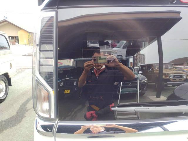 スペーシアカスタム ハイブリッドXSターボ パイオニアナビtv BTオーディオ CD DVD D席シートヒーター クルコン アラウンドビューモニター LEDヘッド スマートキ-2個 マットバイザー エアロ 新車取説保証書(22枚目)