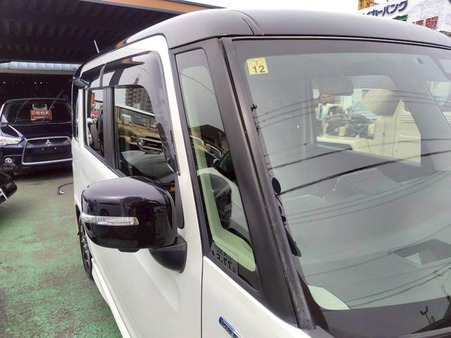 スペーシアカスタム ハイブリッドXSターボ パイオニアナビtv BTオーディオ CD DVD D席シートヒーター クルコン アラウンドビューモニター LEDヘッド スマートキ-2個 マットバイザー エアロ 新車取説保証書(26枚目)