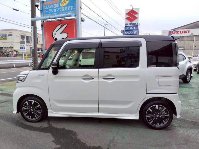 スペーシアカスタム ハイブリッドXSターボ パイオニアナビtv BTオーディオ CD DVD D席シートヒーター クルコン アラウンドビューモニター LEDヘッド スマートキ-2個 マットバイザー エアロ 新車取説保証書(69枚目)