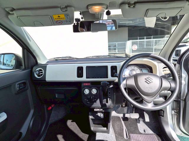 アルト Ｓ　ナビＴＶ　Ｂカメラ　ＥＴＣ　ドラレコ前後　ススキセーフティサポート　　キーレス　禁煙車　社外アルミ（12枚目）