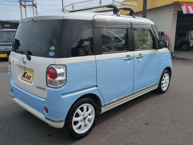 ムーヴキャンバス Ｇメイクアップ　ＳＡＩＩ　ＥＴＣ　バックカメラ　両側電動スライドドア　ＴＶ　衝突被害軽減システム　ＬＥＤヘッドランプ　スマートキー　アイドリングストップ　電動格納ミラー　ベンチシート　ＣＶＴ　盗難防止システム　ＡＢＳ　ＥＳＣ（7枚目）