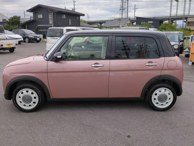 アルトラパンLC X バックカメラ クリアランスソナー レーンアシスト 衝突被害軽減システム LEDヘッドランプ スマートキー アイドリングストップ 電動格納ミラー シートヒーター ベンチシート CVT 盗難防止システム(6枚目)