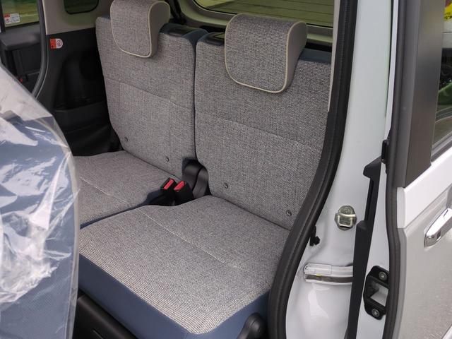 ムーヴキャンバス ストライプスG 全周囲カメラ 両側電動スライドドア TV クリアランスソナー 衝突被害軽減システム LEDヘッドランプ スマートキー アイドリングストップ 電動格納ミラー シートヒーター ベンチシート CVT(20枚目)