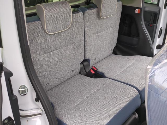 ムーヴキャンバス ストライプスG 全周囲カメラ 両側電動スライドドア TV クリアランスソナー 衝突被害軽減システム LEDヘッドランプ スマートキー アイドリングストップ 電動格納ミラー シートヒーター ベンチシート CVT(22枚目)