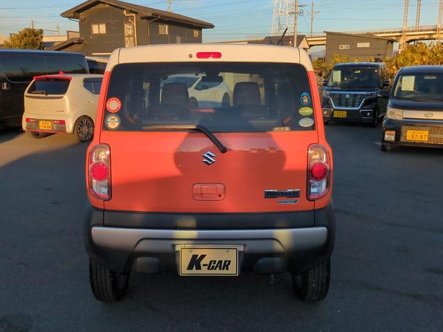 ハスラー Ｇ　ＥＴＣ　ナビ　ＴＶ　レーンアシスト　衝突被害軽減システム　スマートキー　アイドリングストップ　シートヒーター　ベンチシート　ＣＶＴ　盗難防止システム　ＡＢＳ　ＥＳＣ　衝突安全ボディ　エアコン（6枚目）