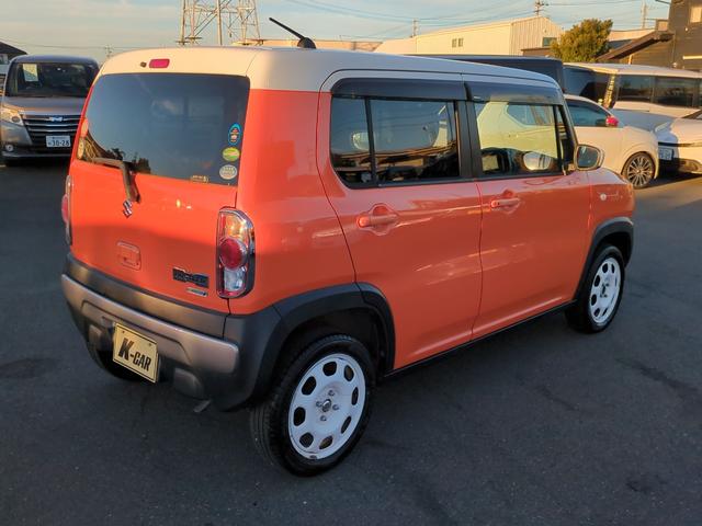 ハスラー Ｇ　ＥＴＣ　ナビ　ＴＶ　レーンアシスト　衝突被害軽減システム　スマートキー　アイドリングストップ　シートヒーター　ベンチシート　ＣＶＴ　盗難防止システム　ＡＢＳ　ＥＳＣ　衝突安全ボディ　エアコン（7枚目）