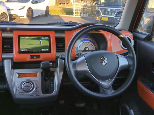 ハスラー Ｇ　ＥＴＣ　ナビ　ＴＶ　レーンアシスト　衝突被害軽減システム　スマートキー　アイドリングストップ　シートヒーター　ベンチシート　ＣＶＴ　盗難防止システム　ＡＢＳ　ＥＳＣ　衝突安全ボディ　エアコン（9枚目）