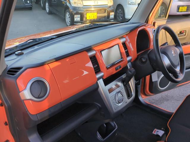 ハスラー Ｇ　ＥＴＣ　ナビ　ＴＶ　レーンアシスト　衝突被害軽減システム　スマートキー　アイドリングストップ　シートヒーター　ベンチシート　ＣＶＴ　盗難防止システム　ＡＢＳ　ＥＳＣ　衝突安全ボディ　エアコン（19枚目）