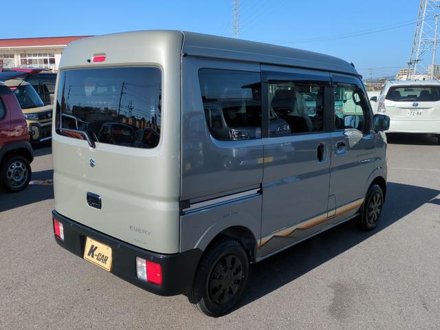 エブリイ Ｊリミテッド　４ＷＤ　ＣＶＴ　衝突被害軽減システム　クリアランスソナー　レーンアシスト　バックカメラ　両側電動スライドドア　スマートキー　アイドリングストップ　シートヒーター　ＬＥＤヘッドランプ（7枚目）