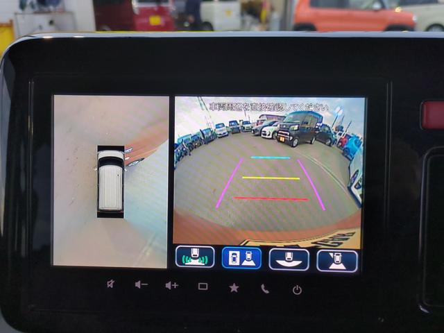 スペーシア ハイブリッドＧ　ＥＴＣ　全周囲カメラ　両側スライドドア　ナビ　ＴＶ　クリアランスソナー　レーンアシスト　衝突被害軽減システム　オートライト　ＬＥＤヘッドランプ　スマートキー　アイドリングストップ　電動格納ミラー（16枚目）