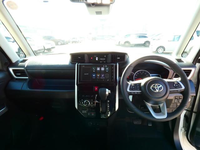 ルーミー カスタムG-T 届出済未使用車 シートヒーター 360°カメラ 9型DA 地デジ ADB ACC ナノイーX 両側電動スライドドア LEDフロントフォグ 誤発進抑制 車線逸脱警報 先行車発進お知らせ(2枚目)