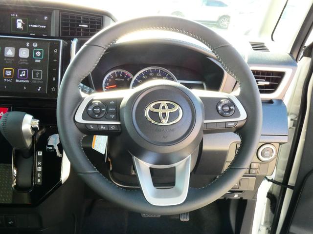 ルーミー カスタムG-T 届出済未使用車 シートヒーター 360°カメラ 9型DA 地デジ ADB ACC ナノイーX 両側電動スライドドア LEDフロントフォグ 誤発進抑制 車線逸脱警報 先行車発進お知らせ(8枚目)