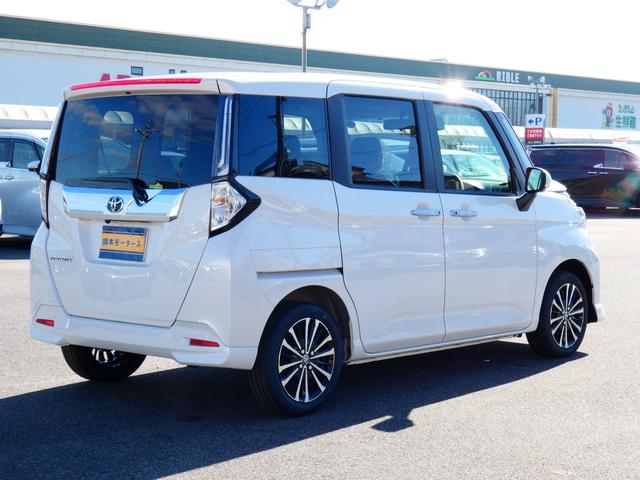 ルーミー カスタムG-T 届出済未使用車 シートヒーター 360°カメラ 9型DA 地デジ ADB ACC ナノイーX 両側電動スライドドア LEDフロントフォグ 誤発進抑制 車線逸脱警報 先行車発進お知らせ(25枚目)