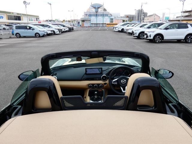 ロードスター Ｓレザーパッケージ　Ｖセレクション　ＢＳＭ　８．８型ナビ　地デジ　ＢＯＳＥ　革シート　ＲＣＴＡ　シートヒーター　ＥＴＣ　ＵＳＢ　ＡＬＨ　レーダークルーズコントロール　標識認識　車線逸脱警報　スマートブレーキサポート　ＨＬＡ（2枚目）