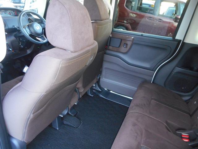 N-BOX G・Lホンダセンシング カッパーブラウンスタイル メモリーナビ フルセグTV CDDVD ブルートゥース バックカメラ 両側電動スライドドア アイドリングストップ スマートキー ETC(19枚目)