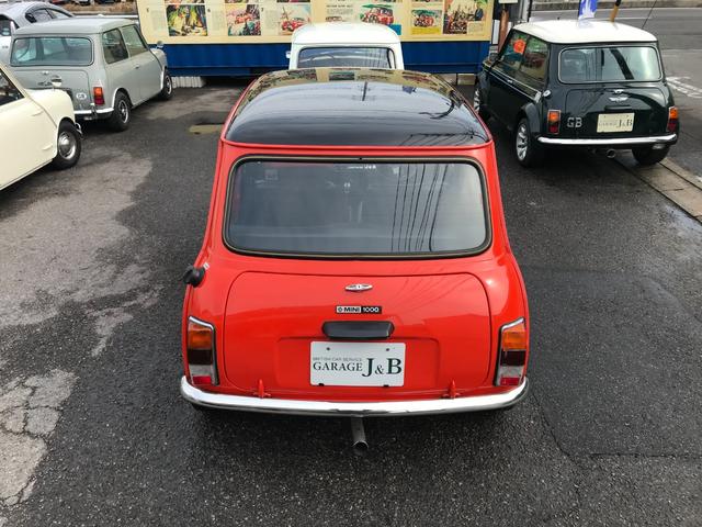 ＭＩＮＩ ＨＬ　ミニ１０００　４速マニュアル　ウェーバーキャブ　コスミック１０インチアルミ　前後Ｈｉ－Ｌｏ　センターメーター　前後ネガティブ（11枚目）