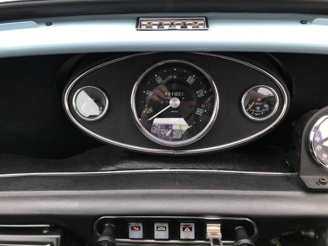 ＭＩＮＩ クーパー１．３　４速マニュアルシフト　純正ＳＵキャブ　色替Ｍｋ－ＩＩ仕様　センターメーター＆タコメーター　吊下げクーラー　ＣＲ１０インチアルミ　前後Ｈｉ－Ｌｏキット　ステンレスマフラー　１年保証（33枚目）
