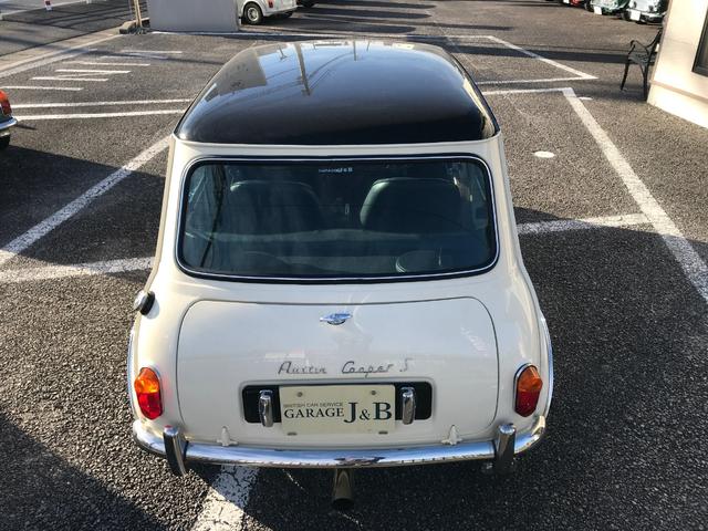 MINI メイフェア 4速マニュアルシフト 同色全塗装済みMk-I仕様 6Jオーバーフェンダー&Sスター10インチアルミ バルタンステンレスセンターマフラー 前後Hi-Loキット ナルディレザーステアリング 1年保証(11枚目)