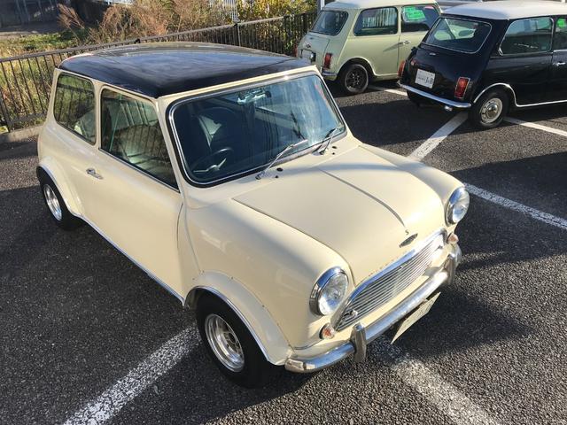 MINI メイフェア 4速マニュアルシフト 同色全塗装済みMk-I仕様 6Jオーバーフェンダー&Sスター10インチアルミ バルタンステンレスセンターマフラー 前後Hi-Loキット ナルディレザーステアリング 1年保証(12枚目)