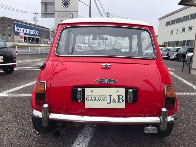ＭＩＮＩ 　１．３ツインキャブ並行　４速マニュアルシフト　センターメーター　レザーシート　前後Ｈｉ－Ｌｏキット　ＣＲ１２インチアルミ　１年保証（3枚目）