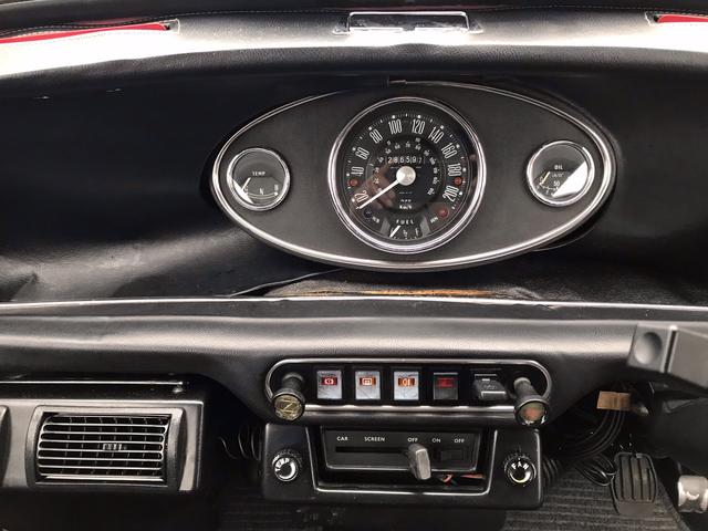 ＭＩＮＩ 　１．３ツインキャブ並行　４速マニュアルシフト　センターメーター　レザーシート　前後Ｈｉ－Ｌｏキット　ＣＲ１２インチアルミ　１年保証（35枚目）