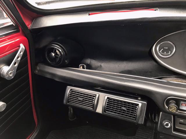 ＭＩＮＩ 　１．３ツインキャブ並行　４速マニュアルシフト　センターメーター　レザーシート　前後Ｈｉ－Ｌｏキット　ＣＲ１２インチアルミ　１年保証（37枚目）