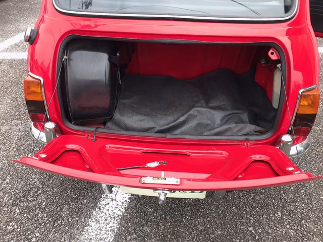 ＭＩＮＩ 　１．３ツインキャブ並行　４速マニュアルシフト　センターメーター　レザーシート　前後Ｈｉ－Ｌｏキット　ＣＲ１２インチアルミ　１年保証（42枚目）