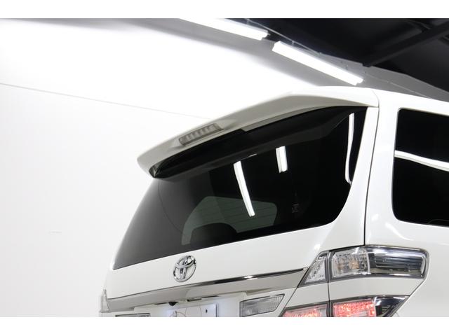 ヴェルファイア ２．４Ｘ　社外エアロ　カロッツェリアナビ　バックカメラ　フロントビューカメラ　ＨＩＤヘッドランプ　後席モニター　革調シートカバー　レーダー探知機　前後ドライブレコーダー　ＥＴＣ　木目インパネ取付　純正アルミ（27枚目）