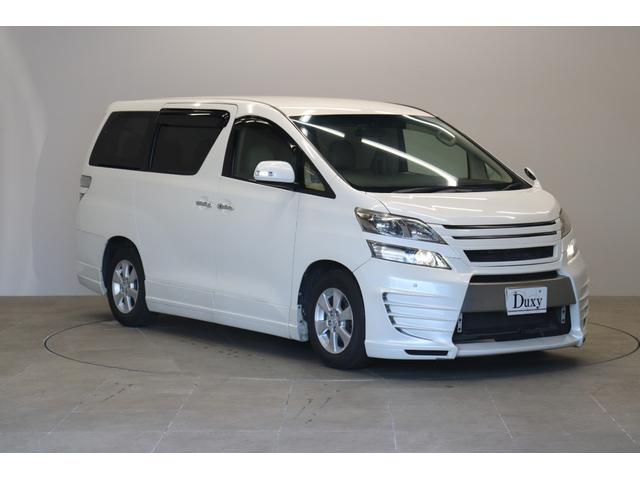 ヴェルファイア ２．４Ｘ　社外エアロ　カロッツェリアナビ　バックカメラ　フロントビューカメラ　ＨＩＤヘッドランプ　後席モニター　革調シートカバー　レーダー探知機　前後ドライブレコーダー　ＥＴＣ　木目インパネ取付　純正アルミ（11枚目）